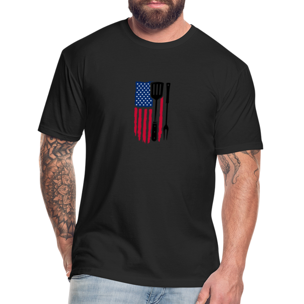 BBQ Flag Shirt - black