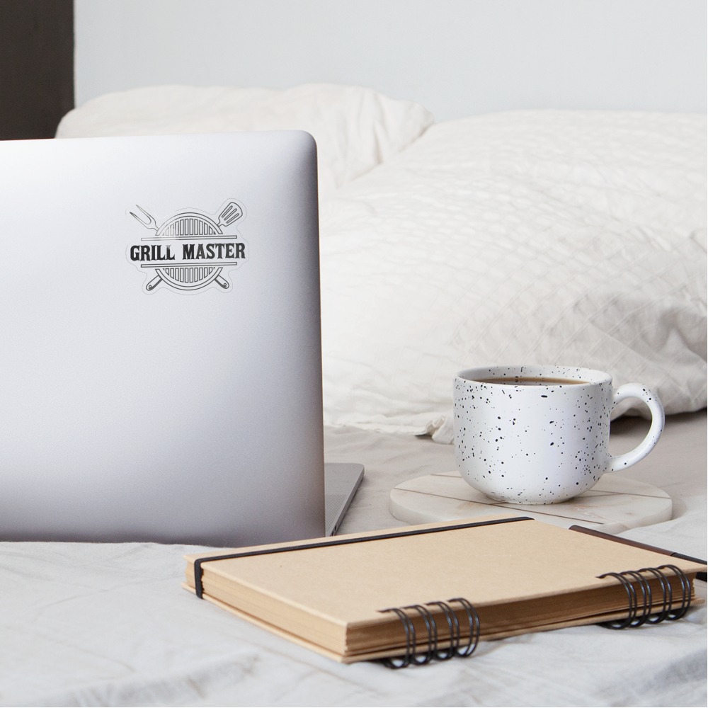 Grill Master Decal - transparent glossy