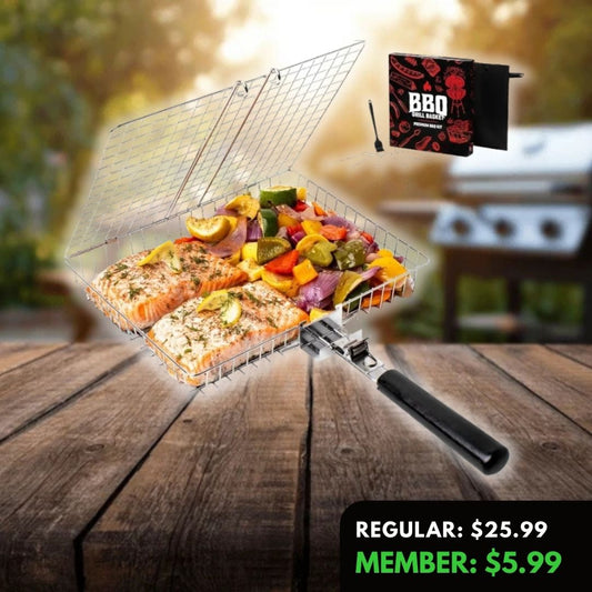 Lock-N-Grill Folding Basket
