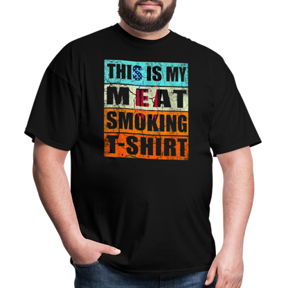 Meat Smoking T-Shirt - black