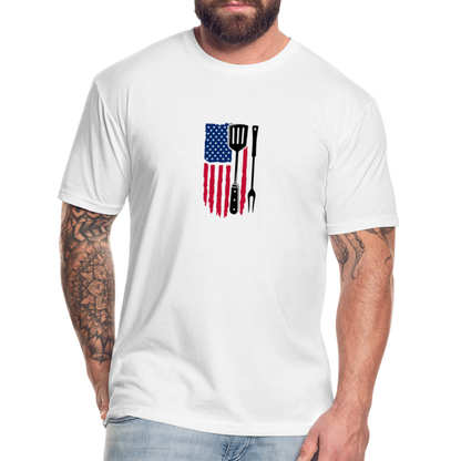 BBQ Flag Shirt - white