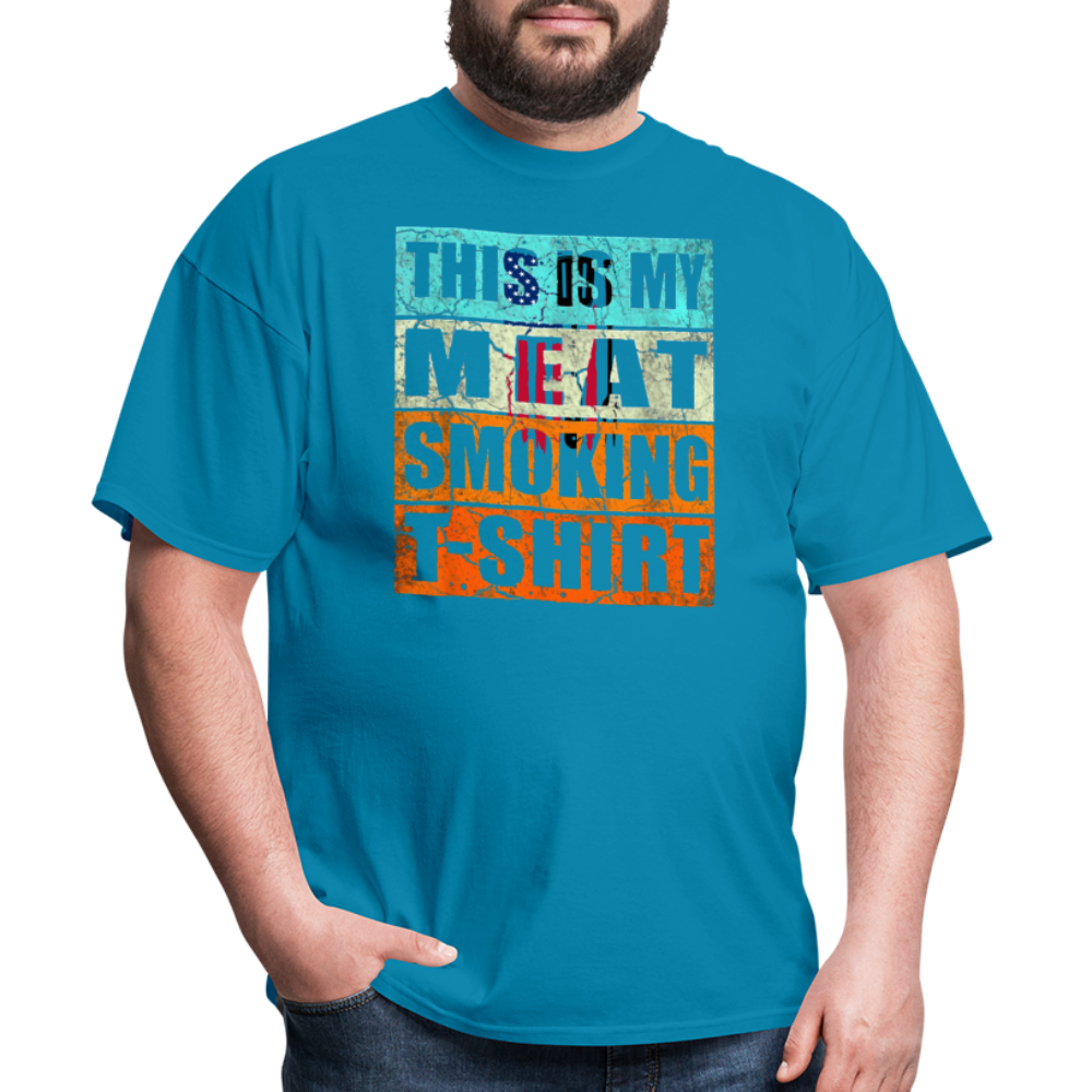 Meat Smoking T-Shirt - turquoise