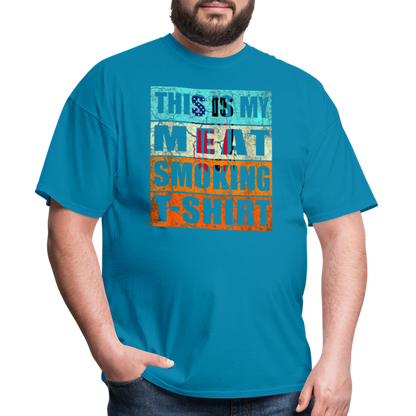 Meat Smoking T-Shirt - turquoise