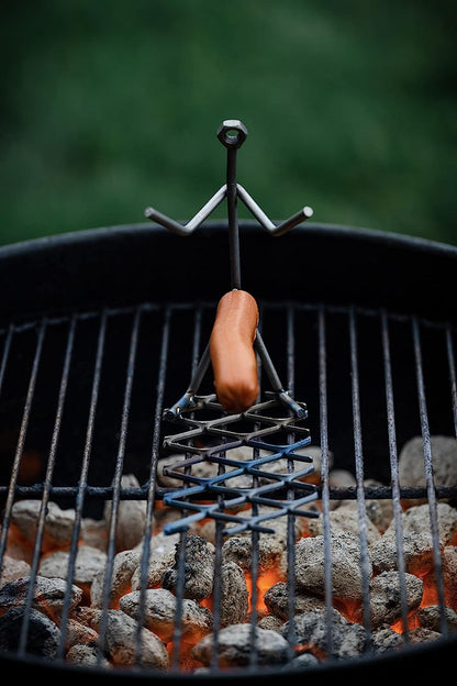 Hot Dog Roaster Stainless Steel One Man Stick Figure Griller Funny Barbeque by  - BBQ Gifts, Grilling Gift, Dad Gifts, Gifts for Men Novelty Hotdog - Great for Parties, Birthdays, Tailgates!