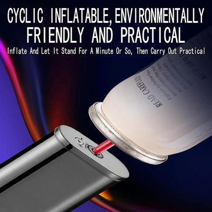 Cool Creative Design Butane Torch Lighters Refillable Novelty Lighter for Fireplace Candle Camping BBQ (Without Gas) (08)