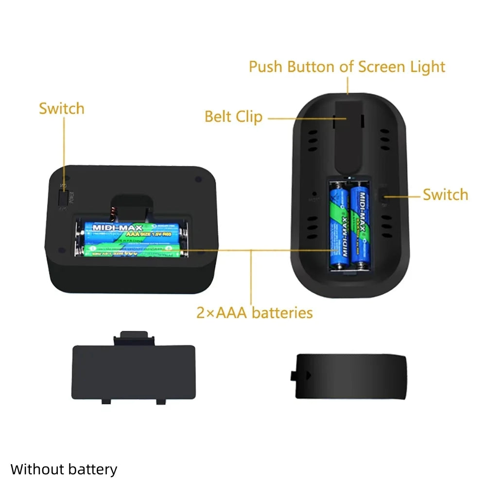 230 Feet Wireless Range Grill Oven Meat Thermometer with Timer and LCD Backlight Waterproof Dual Probe Kitchen Cooking Food Thermometer