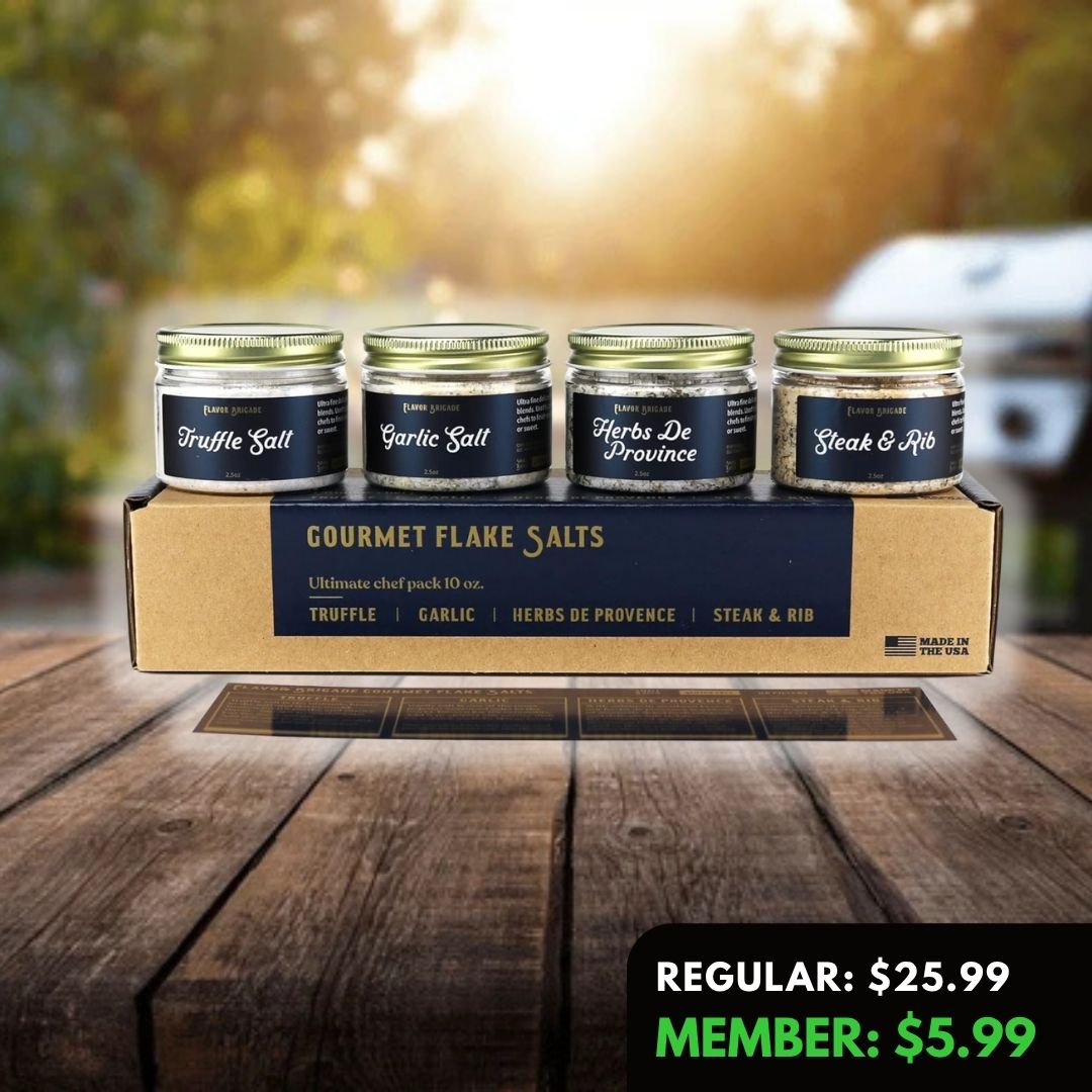 Flavor Brigade Gourmet Flake Salts Gift Set