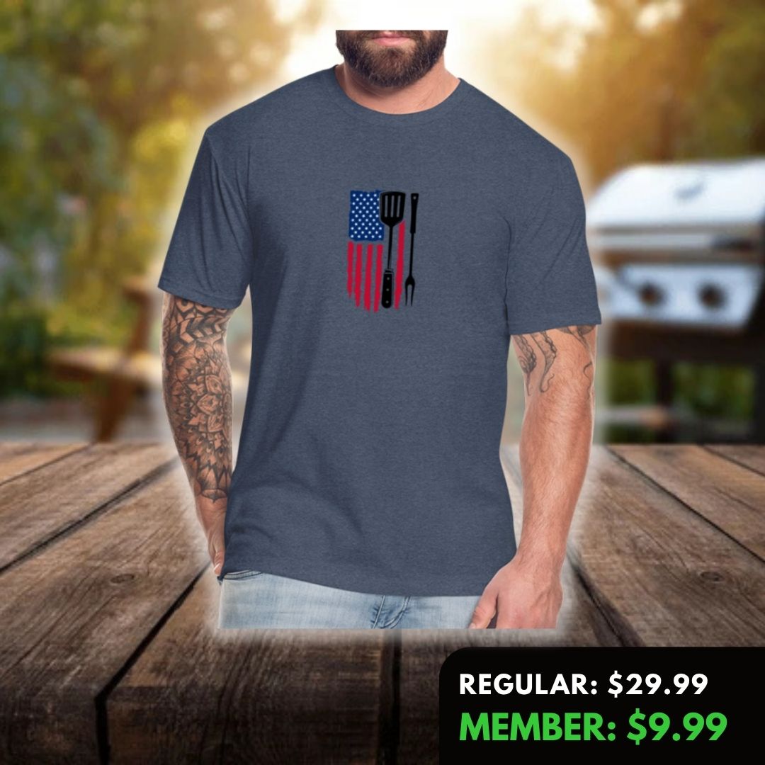 BBQ Flag Shirt