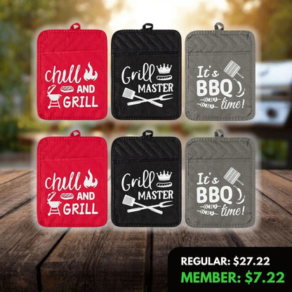 CozyGrip 6-Pack Pot Holders