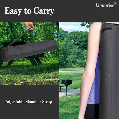 Grill Utensil Storage, BBQ Tool Storage, Grill Tool Storage Bag for Outdoor, Storage Container for Grilling Tools. Gifts Box Package, Men'S BBQ Gifts!(Gray)