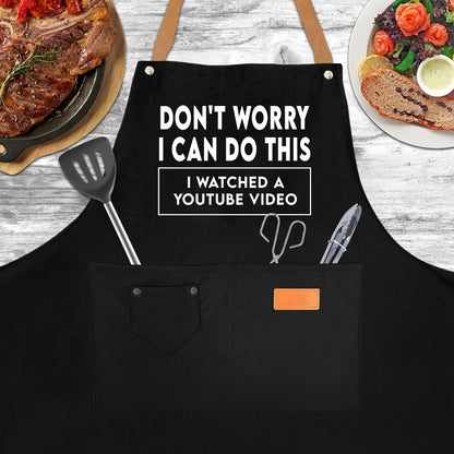 Grilling Aprons with 3 Pockets