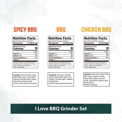 Soeos Spice Seasoning Set of 3