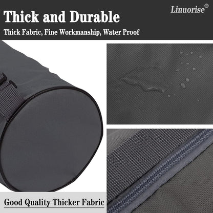 Grill Utensil Storage, BBQ Tool Storage, Grill Tool Storage Bag for Outdoor, Storage Container for Grilling Tools. Gifts Box Package, Men'S BBQ Gifts!(Gray)