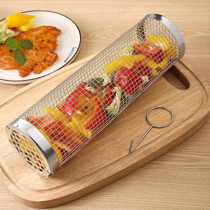 Rolling BBQ Basket