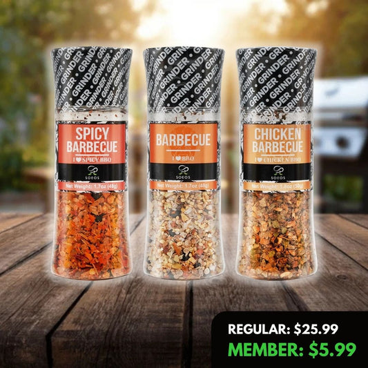 Soeos Spice Seasoning Set of 3