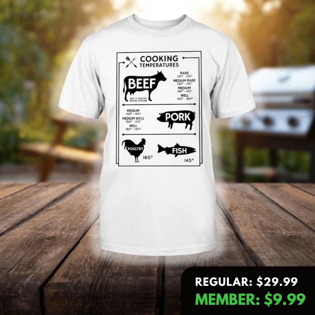 Cooking Temperatures Shirt