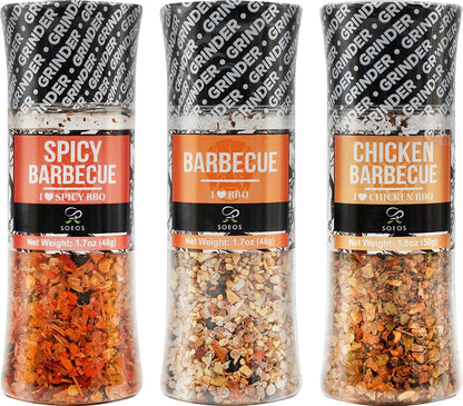 Soeos Spice Seasoning Set of 3