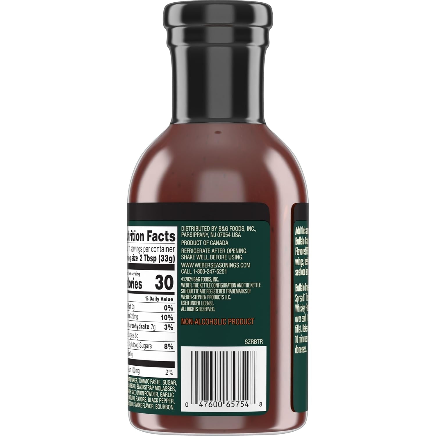 Weber Buffalo Trace Whiskey Flavored BBQ Sauce