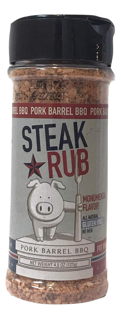 BBQ Dad Gifts for Men -  Spices and Seasonings Sets - BBQ Gift Set - Grill Holiday Spice Basket: Pork Rub, Steak Seasoning and BBQ Rub, and Chicken Seasoning and BBQ Rub (Spices and Seasonings Sets)