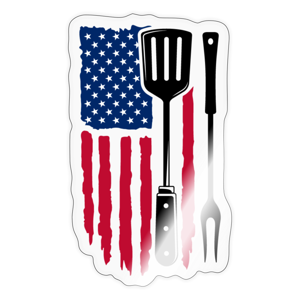 USA BBQ - transparent glossy