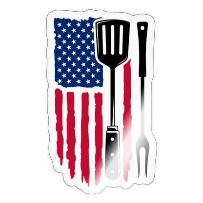 USA BBQ - transparent glossy